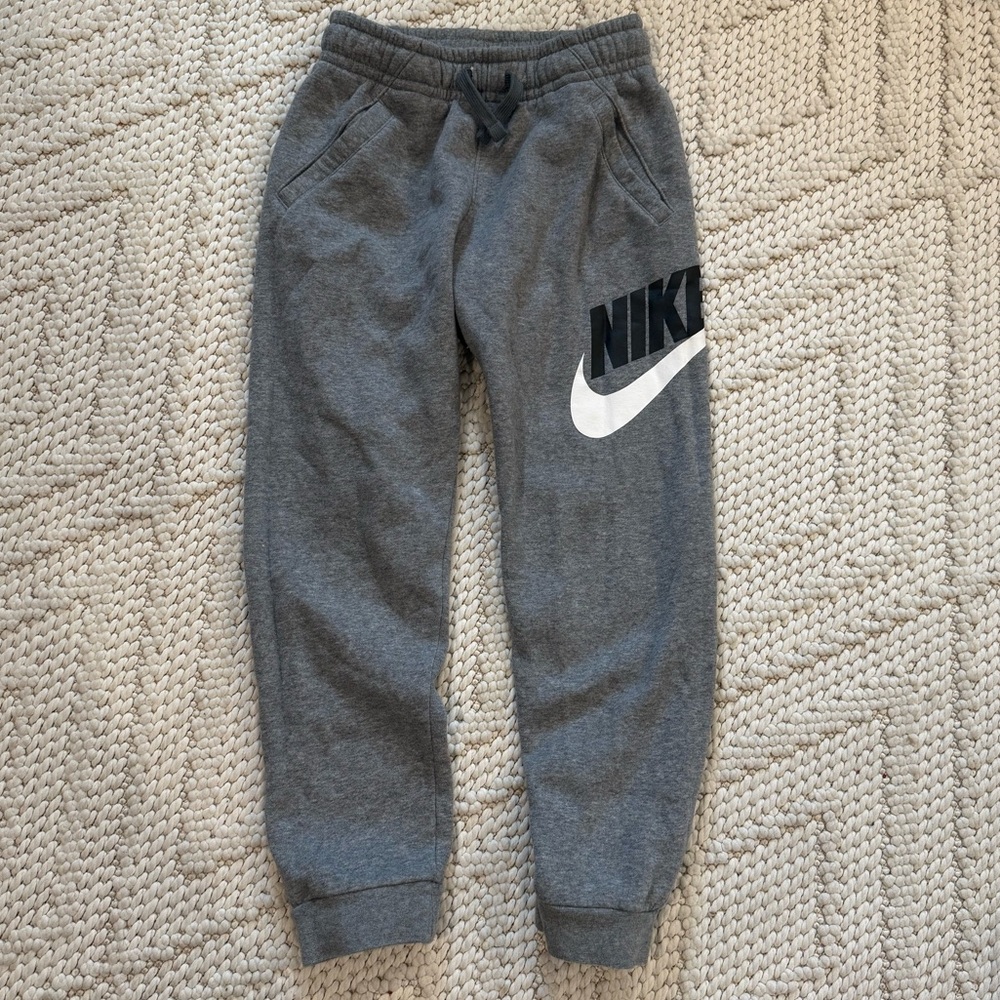 Nike Kids Charcoal Gray Joggers